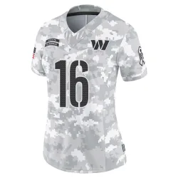 Washington Commanders Women's Limited Arctic Camo 2024 Salute to Service Jersey (16 Matt Gay)