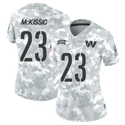 Washington Commanders Women's Limited Arctic Camo 2024 Salute to Service Jersey (23 J.D. McKissic)