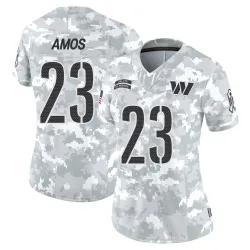 Washington Commanders Women's Limited Arctic Camo 2024 Salute to Service Jersey (23 Trey Amos)