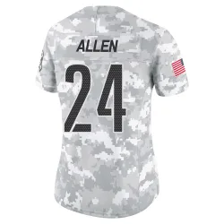 Washington Commanders Women's Limited Arctic Camo 2024 Salute to Service Jersey (24 Kazmeir Allen)