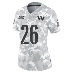 Washington Commanders Women's Limited Arctic Camo 2024 Salute to Service Jersey (26 Jeremy McNichols)