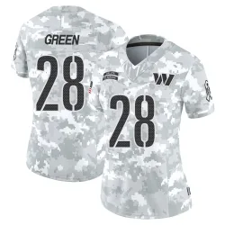 Washington Commanders Women's Limited Arctic Camo 2024 Salute to Service Jersey (28 Darrell Green)