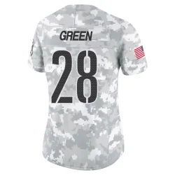 Washington Commanders Women's Limited Arctic Camo 2024 Salute to Service Jersey (28 Darrell Green)
