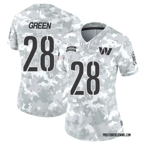 Washington Commanders Women's Limited Arctic Camo 2024 Salute to Service Jersey (28 Darrell Green)