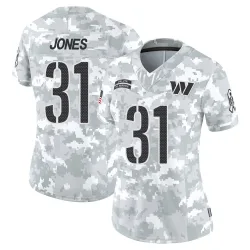 Washington Commanders Women's Limited Arctic Camo 2024 Salute to Service Jersey (31 Jonathan Jones)