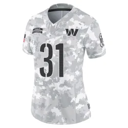 Washington Commanders Women's Limited Arctic Camo 2024 Salute to Service Jersey (31 Jonathan Jones)