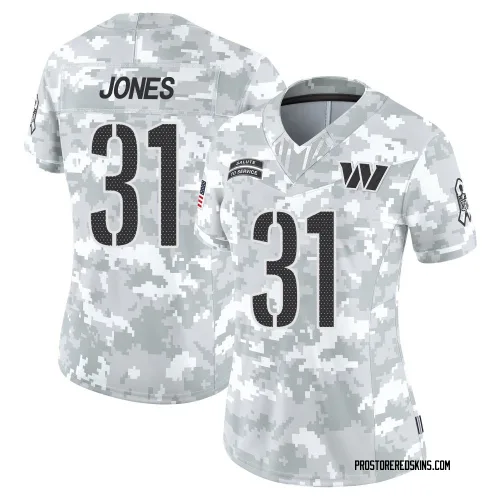 Washington Commanders Women's Limited Arctic Camo 2024 Salute to Service Jersey (31 Jonathan Jones)