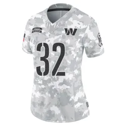 Washington Commanders Women's Limited Arctic Camo 2024 Salute to Service Jersey (32 Xavier Henderson)