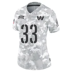 Washington Commanders Women's Limited Arctic Camo 2024 Salute to Service Jersey (33 Sammy Baugh)