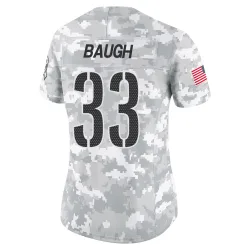 Washington Commanders Women's Limited Arctic Camo 2024 Salute to Service Jersey (33 Sammy Baugh)