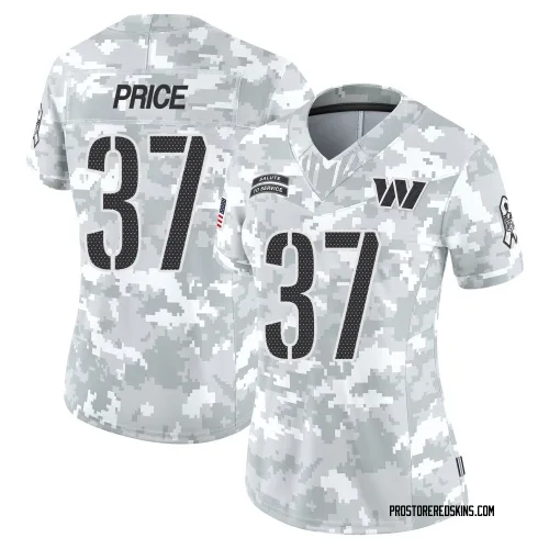 Washington Commanders Women's Limited Arctic Camo 2024 Salute to Service Jersey (37 Bobby Price)