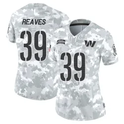 Washington Commanders Women's Limited Arctic Camo 2024 Salute to Service Jersey (39 Jeremy Reaves)