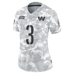 Washington Commanders Women's Limited Arctic Camo 2024 Salute to Service Jersey (3 Austin Seibert)