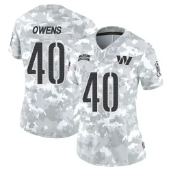 Washington Commanders Women's Limited Arctic Camo 2024 Salute to Service Jersey (40 Tyler Owens)