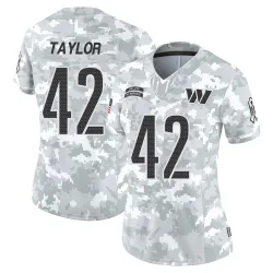Washington Commanders Women's Limited Arctic Camo 2024 Salute to Service Jersey (42 Charley Taylor)
