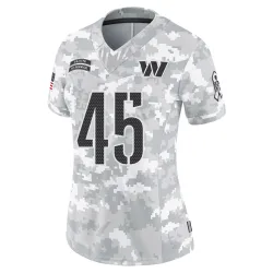 Washington Commanders Women's Limited Arctic Camo 2024 Salute to Service Jersey (45 De'Jon Harris)