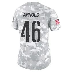 Washington Commanders Women's Limited Arctic Camo 2024 Salute to Service Jersey (46 Kam Arnold)