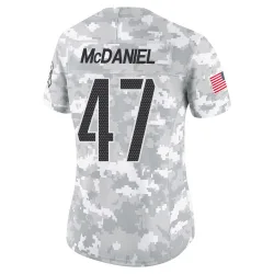 Washington Commanders Women's Limited Arctic Camo 2024 Salute to Service Jersey (47 Robert McDaniel)