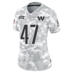 Washington Commanders Women's Limited Arctic Camo 2024 Salute to Service Jersey (47 Zane Gonzalez)