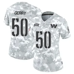 Washington Commanders Women's Limited Arctic Camo 2024 Salute to Service Jersey (50 Nate Gerry)