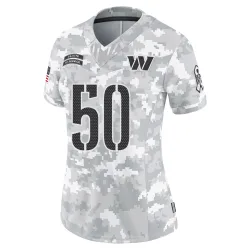 Washington Commanders Women's Limited Arctic Camo 2024 Salute to Service Jersey (50 Nate Gerry)