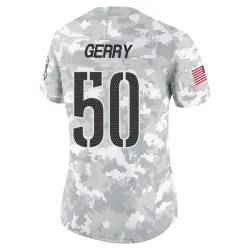 Washington Commanders Women's Limited Arctic Camo 2024 Salute to Service Jersey (50 Nate Gerry)