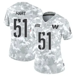 Washington Commanders Women's Limited Arctic Camo 2024 Salute to Service Jersey (51 Bobby Hart)