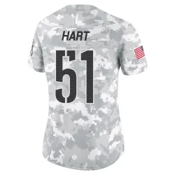 Washington Commanders Women's Limited Arctic Camo 2024 Salute to Service Jersey (51 Bobby Hart)