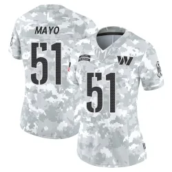 Washington Commanders Women's Limited Arctic Camo 2024 Salute to Service Jersey (51 David Mayo)