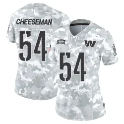 Washington Commanders Women's Limited Arctic Camo 2024 Salute to Service Jersey (54 Camaron Cheeseman)