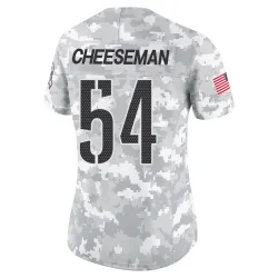 Washington Commanders Women's Limited Arctic Camo 2024 Salute to Service Jersey (54 Camaron Cheeseman)