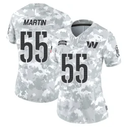 Washington Commanders Women's Limited Arctic Camo 2024 Salute to Service Jersey (55 Jacob Martin)