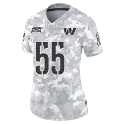 Washington Commanders Women's Limited Arctic Camo 2024 Salute to Service Jersey (55 Jacob Martin)