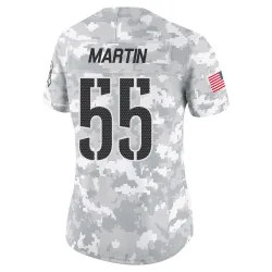Washington Commanders Women's Limited Arctic Camo 2024 Salute to Service Jersey (55 Jacob Martin)