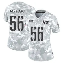 Washington Commanders Women's Limited Arctic Camo 2024 Salute to Service Jersey (56 Kain Medrano)