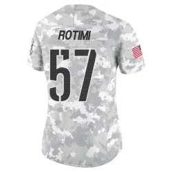 Washington Commanders Women's Limited Arctic Camo 2024 Salute to Service Jersey (57 Bunmi Rotimi)