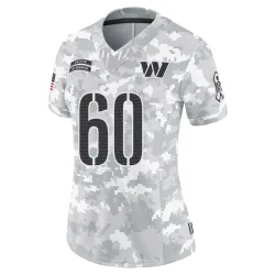 Washington Commanders Women's Limited Arctic Camo 2024 Salute to Service Jersey (60 Michael Deiter)