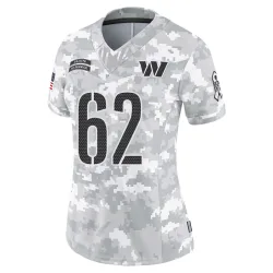 Washington Commanders Women's Limited Arctic Camo 2024 Salute to Service Jersey (62 Tyre Phillips)