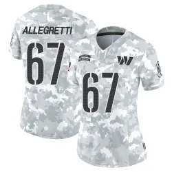 Washington Commanders Women's Limited Arctic Camo 2024 Salute to Service Jersey (67 Nick Allegretti)