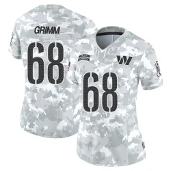 Washington Commanders Women's Limited Arctic Camo 2024 Salute to Service Jersey (68 Russ Grimm)