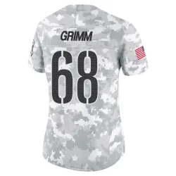 Washington Commanders Women's Limited Arctic Camo 2024 Salute to Service Jersey (68 Russ Grimm)