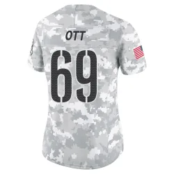 Washington Commanders Women's Limited Arctic Camo 2024 Salute to Service Jersey (69 Tyler Ott)