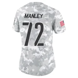 Washington Commanders Women's Limited Arctic Camo 2024 Salute to Service Jersey (72 Dexter Manley)