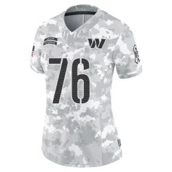 Washington Commanders Women's Limited Arctic Camo 2024 Salute to Service Jersey (76 Sam Cosmi)
