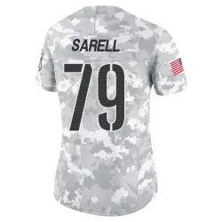 Washington Commanders Women's Limited Arctic Camo 2024 Salute to Service Jersey (79 Foster Sarell)
