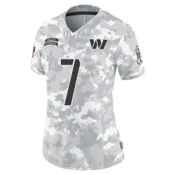 Washington Commanders Women's Limited Arctic Camo 2024 Salute to Service Jersey (7 Joe Theismann)