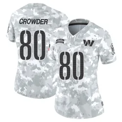 Washington Commanders Women's Limited Arctic Camo 2024 Salute to Service Jersey (80 Jamison Crowder)