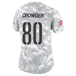 Washington Commanders Women's Limited Arctic Camo 2024 Salute to Service Jersey (80 Jamison Crowder)