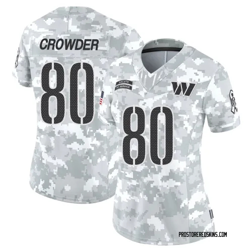 Washington Commanders Women's Limited Arctic Camo 2024 Salute to Service Jersey (80 Jamison Crowder)