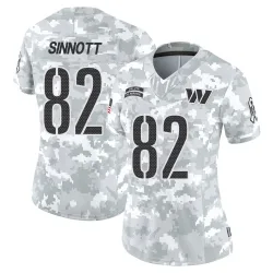 Washington Commanders Women's Limited Arctic Camo 2024 Salute to Service Jersey (82 Ben Sinnott)